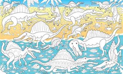 || Usborne || Boek & puzzel - Dinosaurussen