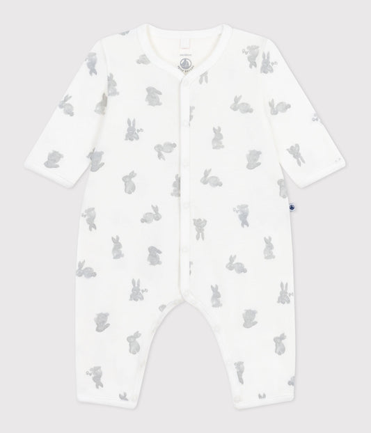 || Petit Bateau || Basis boxpak met konijntjes en zonder voetjes