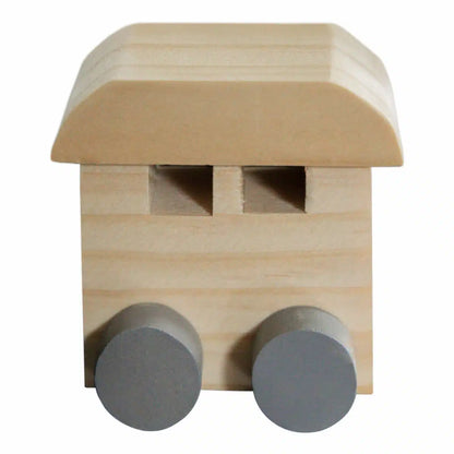 || Jep Kids || Houten Treinletter - Eindwagon