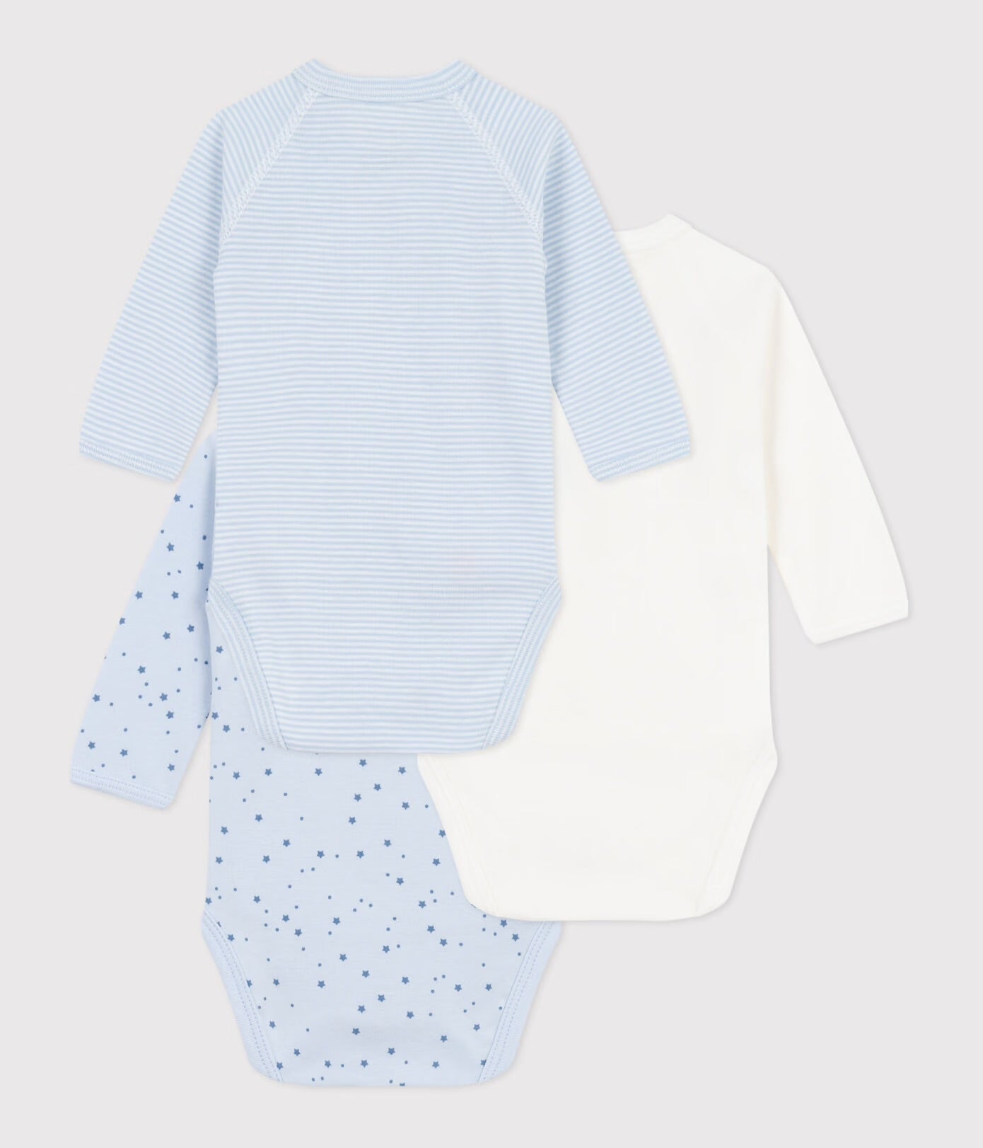 || Petit Bateau || Set overslagromper lange mouwen - Sterren