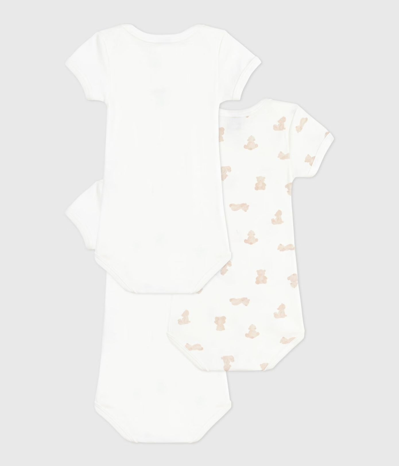 || Petit Bateau || Basis set romper korte mouwen - Beren