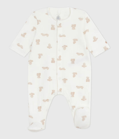 || Petit Bateau || Unisex tubic katoenen boxpak met voetjes - Beren