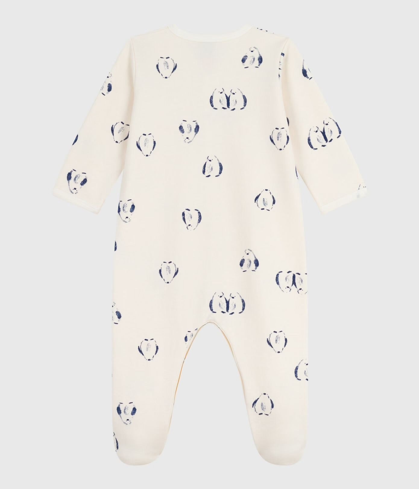 || Petit Bateau || Unisex katoenen boxpak met voetjes - Pinguins