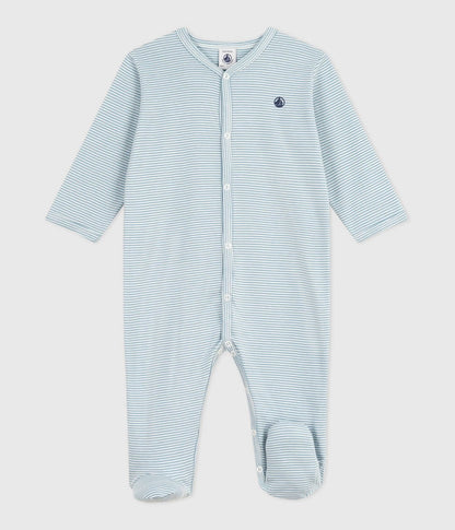 || Petit Bateau || Katoenen boxpak met voetjes - Strepen