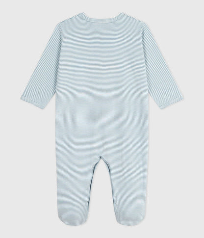 || Petit Bateau || Katoenen boxpak met voetjes - Strepen