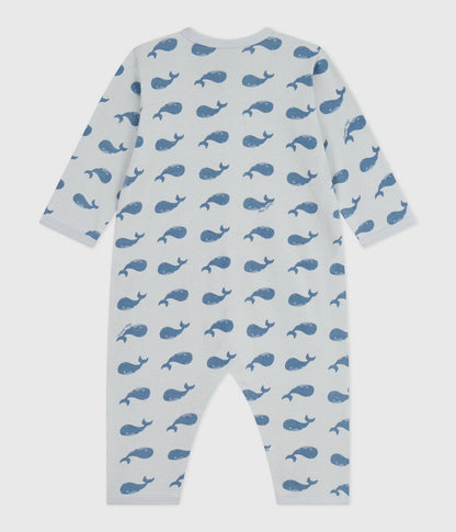 || Petit Bateau || Boxpak zonder voetjes - Walvis