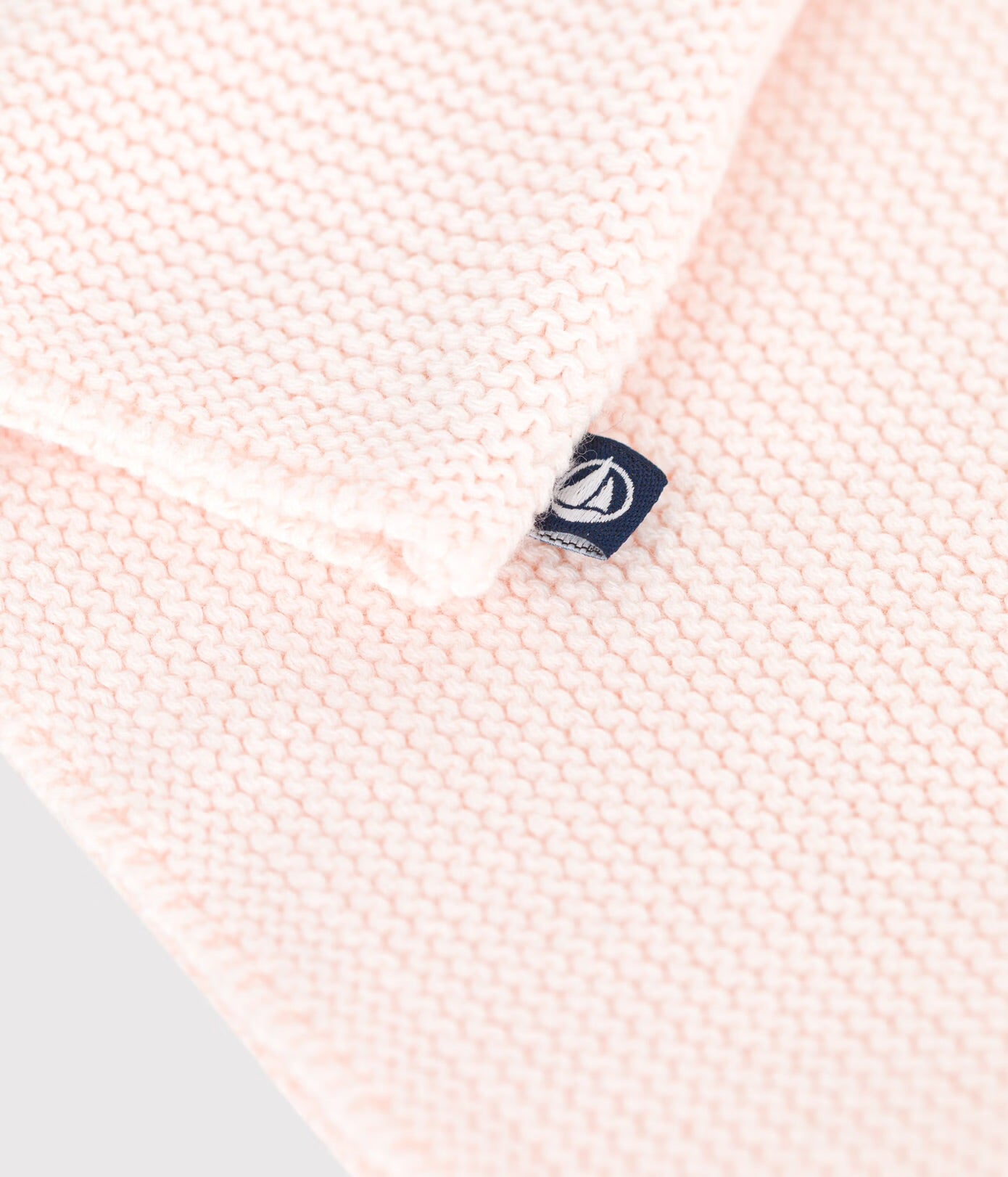|| Petit Bateau || Basis gebreid vest met knopen - Roze