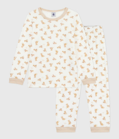 || Petit Bateau || Fluwelen pyjama met panter