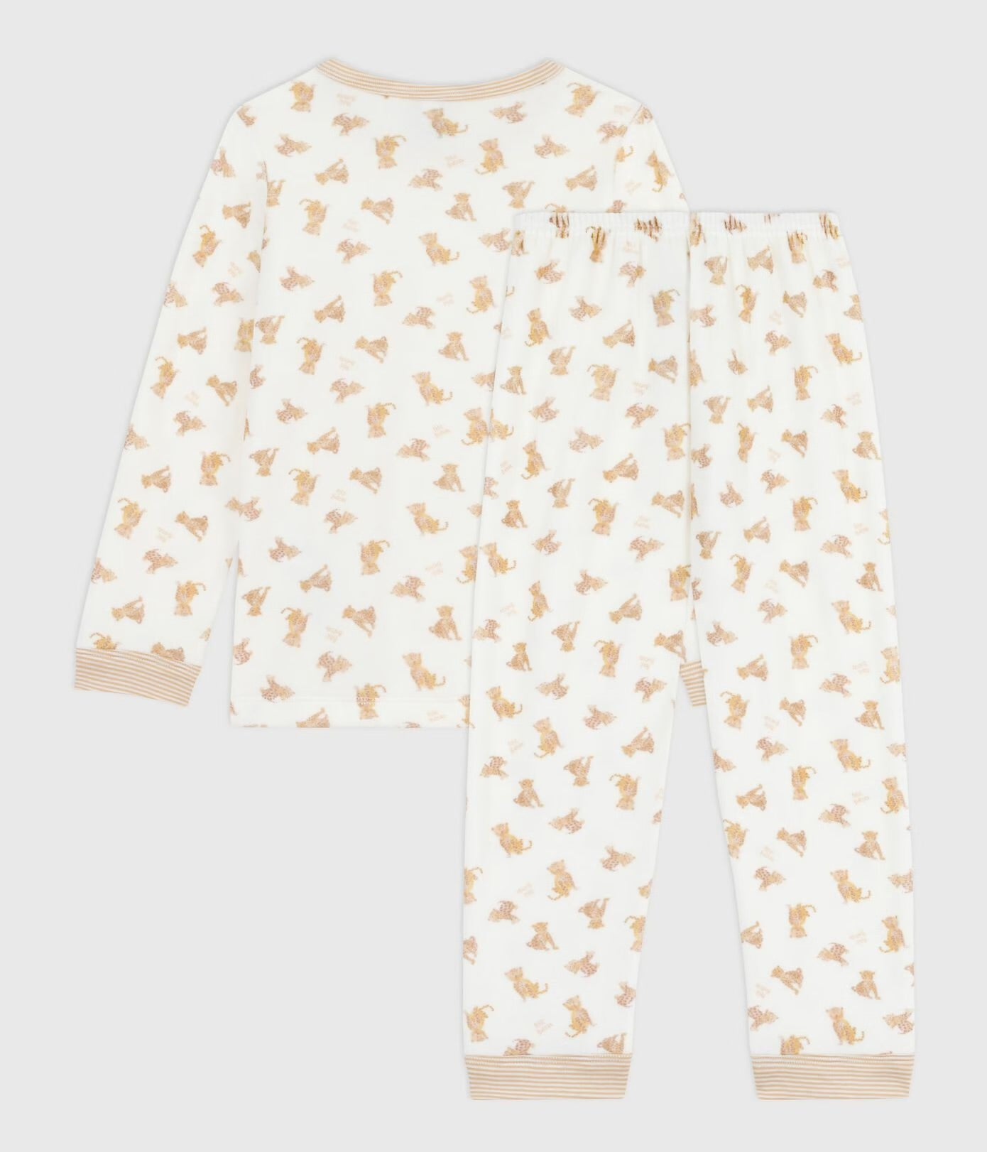 || Petit Bateau || Fluwelen pyjama met panter