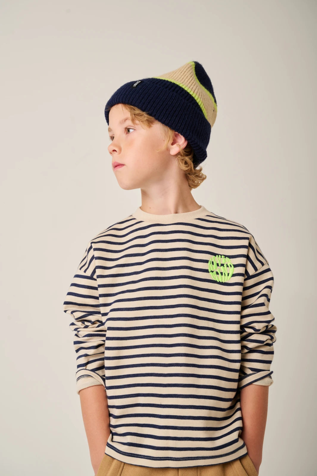 || Tumble ‘N Dry || Gestreepte longsleeve - Concrete