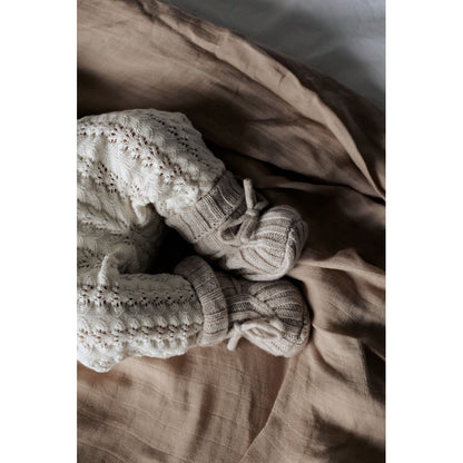 || Moalie || Merino newborn socks - Zand