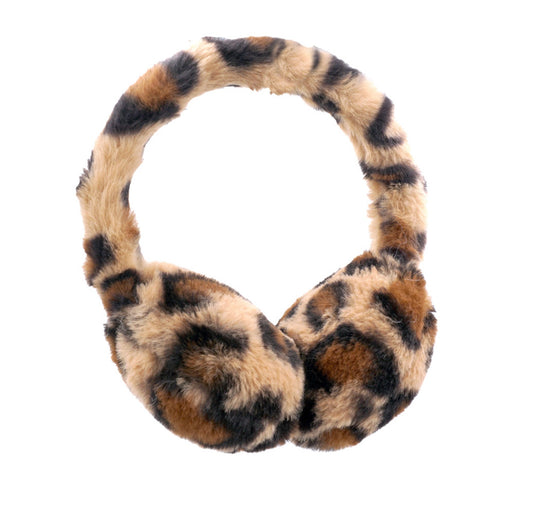 || Maximo || Furry oorwarmers met panterprint