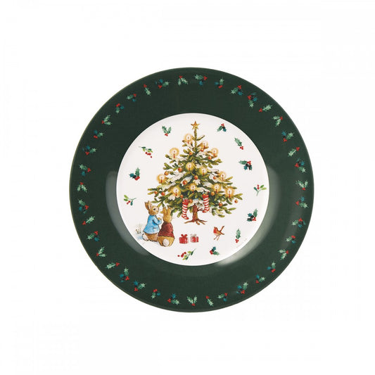 || Petit Jour Paris || Feestdagen Pieter Konijn bord - Kerstboom