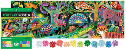 || Crocodile Creek || Glinster juwelen poster - Paradijs Jungle