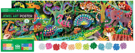 || Crocodile Creek || Glinster juwelen poster - Paradijs Jungle