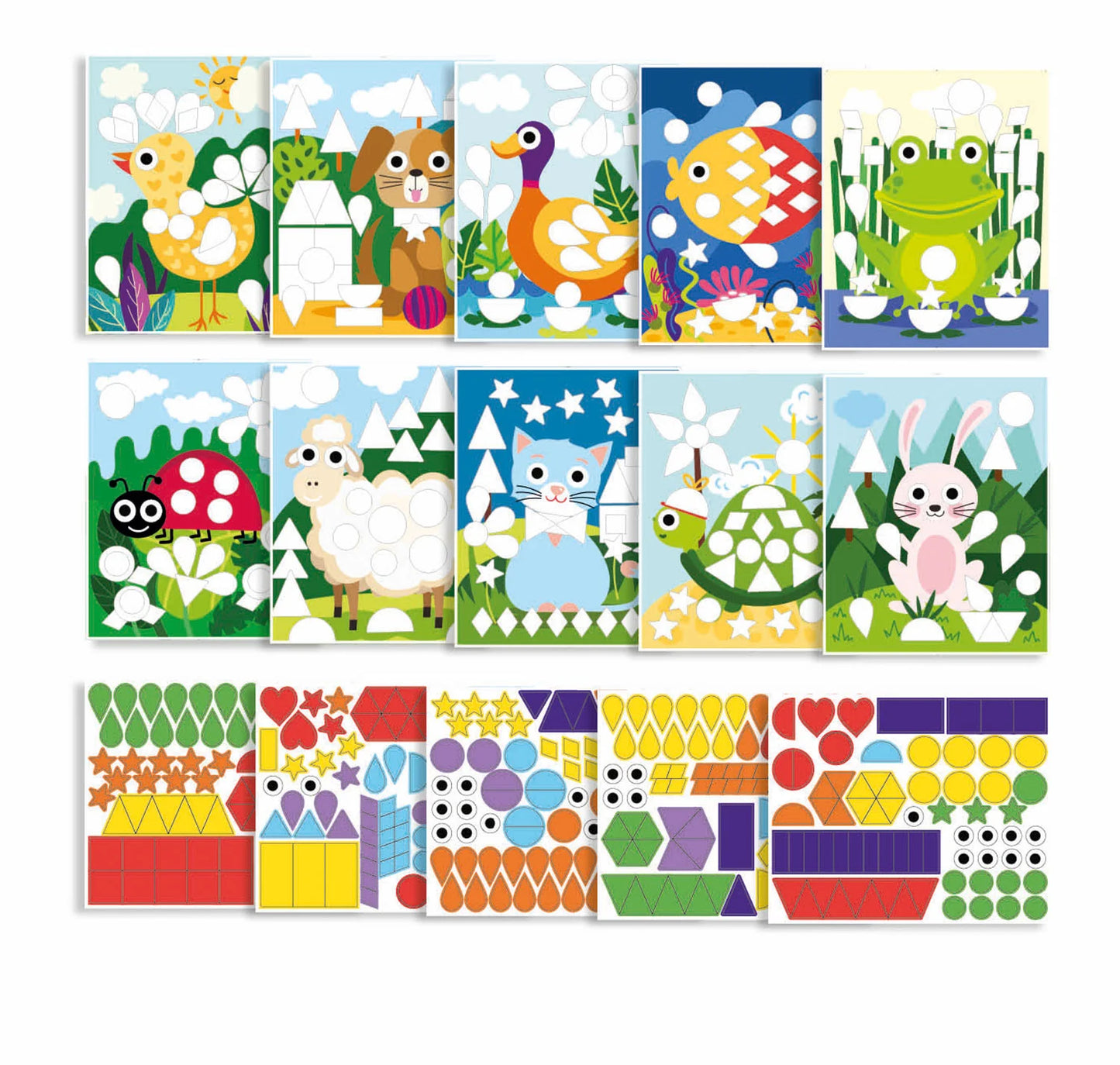 || Sycomore || Posters met stickers - Dieren