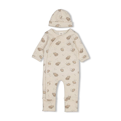 || Feetje || Basis boxpak en mutsje met koekjes - Unisex