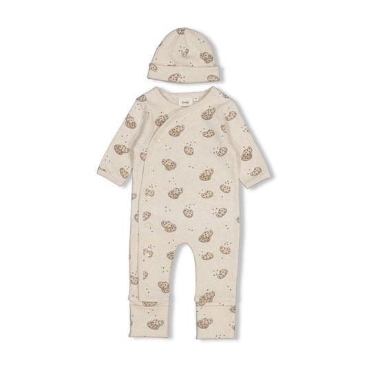 || Feetje || Basis boxpak en mutsje met koekjes - Unisex