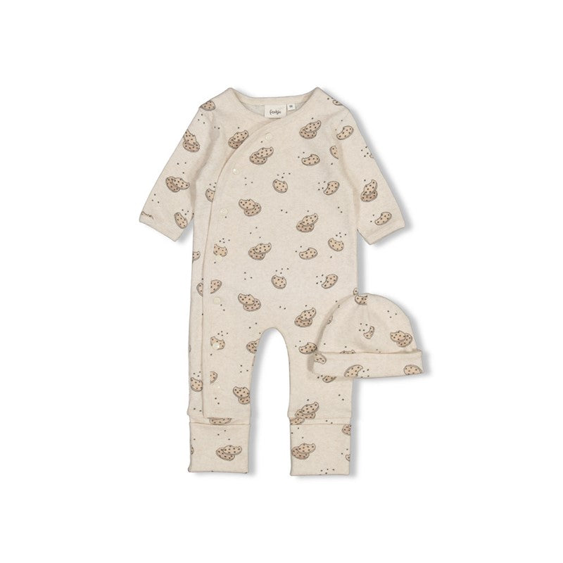 || Feetje || Basis boxpak en mutsje met koekjes - Unisex