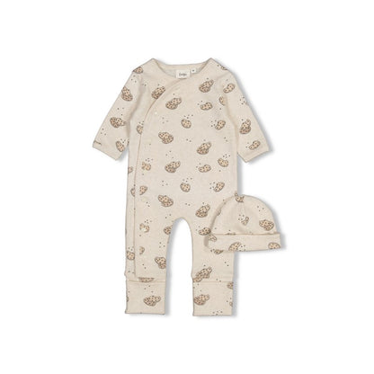 || Feetje || Basis boxpak en mutsje met koekjes - Unisex