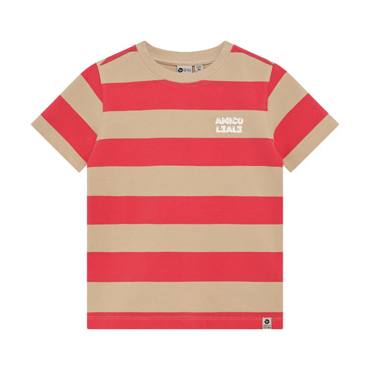 || Daily7 || Gestreept t-shirt met backprint