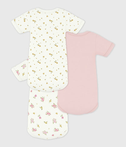 || Petit Bateau || Set romper korte mouw - Bloemen