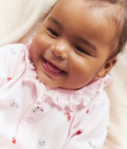 || Petit Bateau || Katoenen boxpak met voetjes - Aardbei