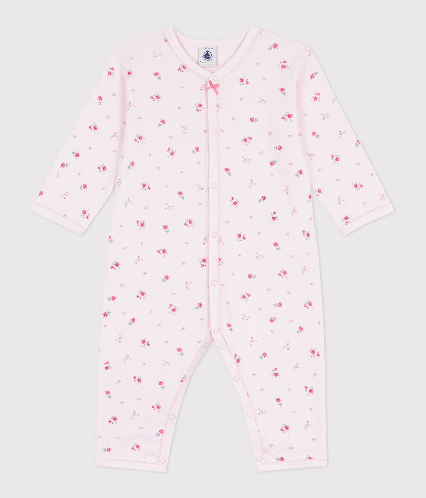 || Petit Bateau || Pyjamapak zonder voetjes - Bloemen