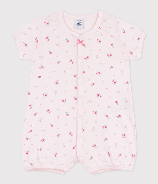 || Petit Bateau || Playsuit - Bloemen