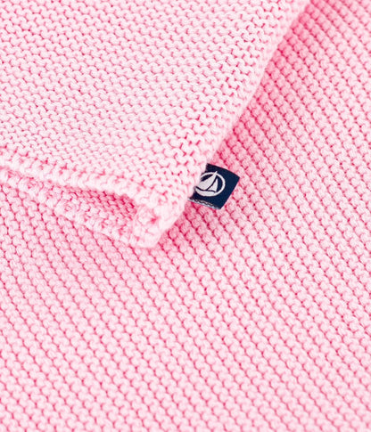 || Petit Bateau || Basis gebreid vest met knopen - Roze