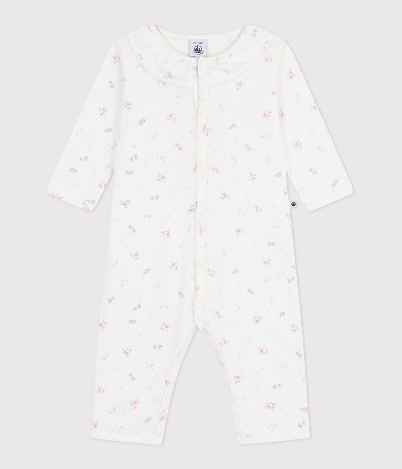 || Petit Bateau || Pyjamapak ajour zonder voetjes - Bloemen