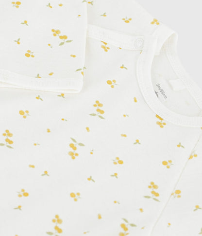 || Petit Bateau || Katoenen boxpak met voetjes - Kersen