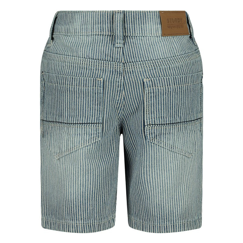 || Sturdy || Gestreepte denim short - Summer Denims