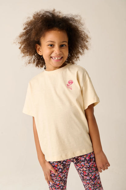 || Tumble ‘N Dry || T-shirt met schelpen offwhite - Nautalis