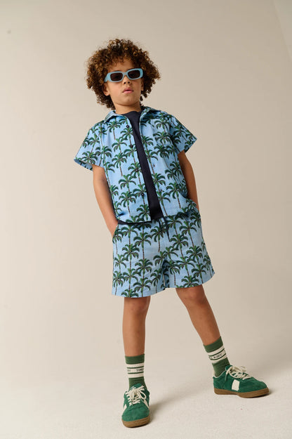 || Tumble ‘N Dry || Short met palmbomen print - Melanesia