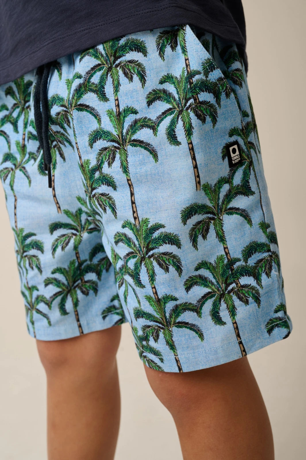 || Tumble ‘N Dry || Short met palmbomen print - Melanesia