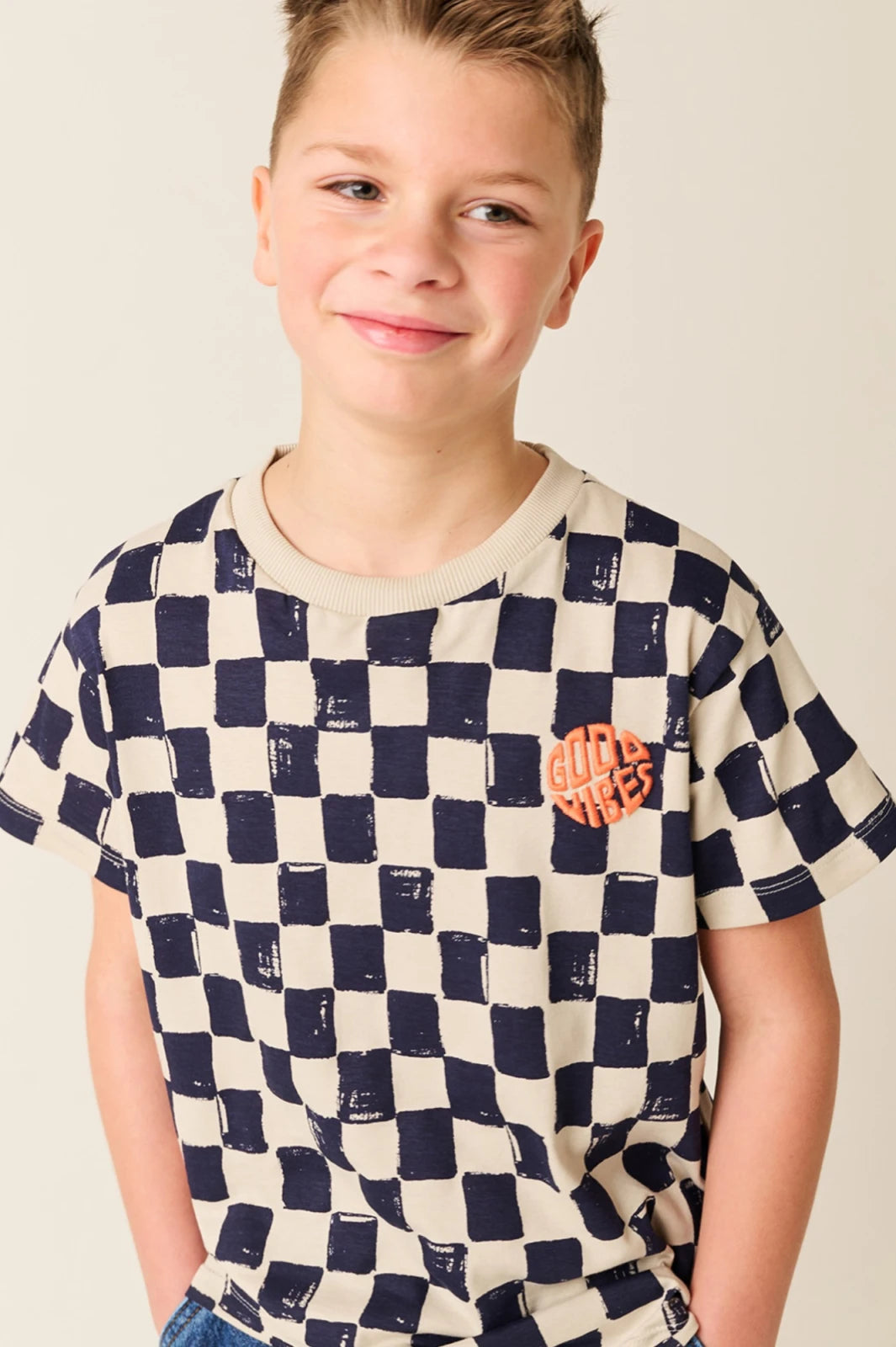 || Tumble ‘N Dry || Geblokt t-shirt - Shallow