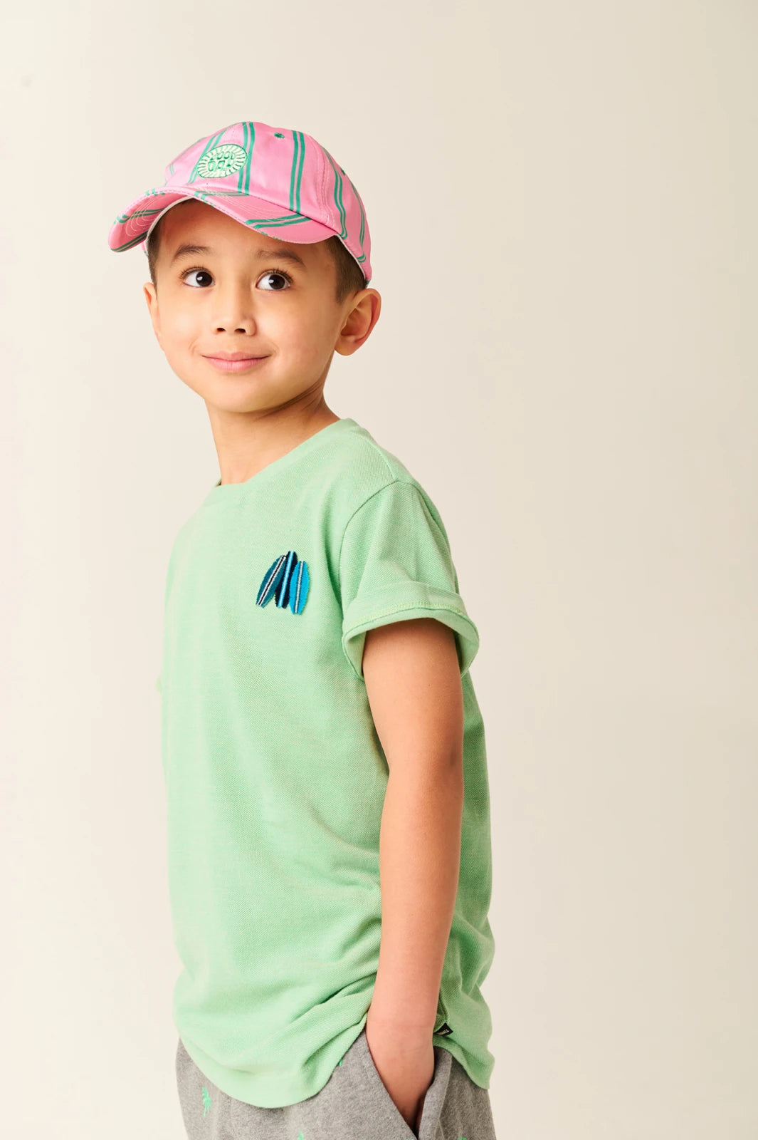 || Tumble ‘N Dry || Piqué t-shirt met surfplanken - Palau