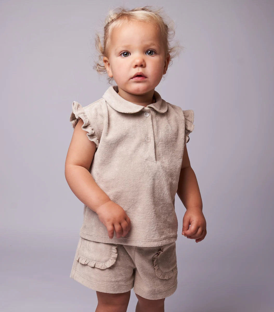 || Gymp || Badstof shorts ruffels - Ido