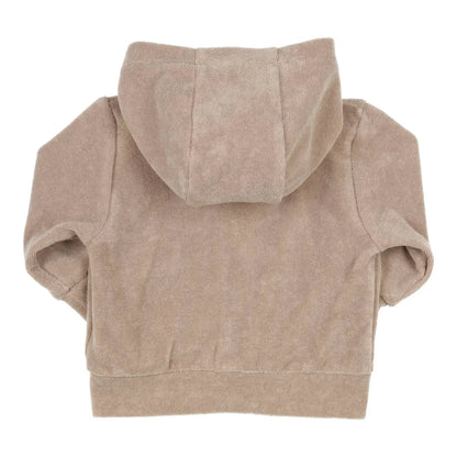 || Gymp || Badstof vest met capuchon bruin - Ido