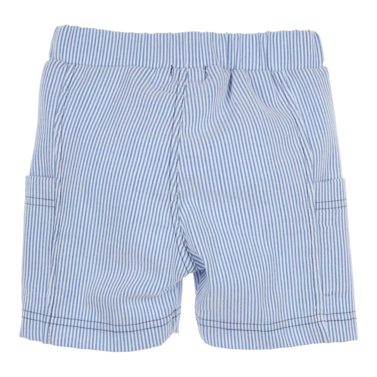 || Gymp || Gestreepte korte broek blauw - Gidi