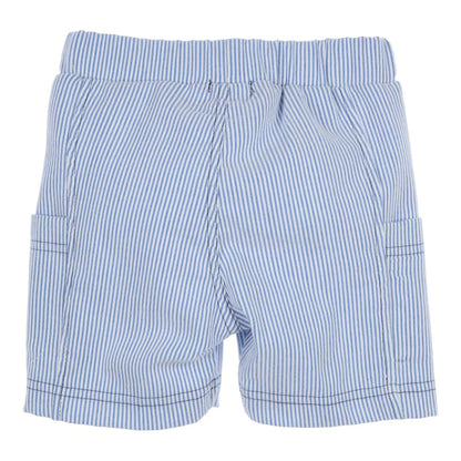 || Gymp || Gestreepte korte broek blauw - Gidi