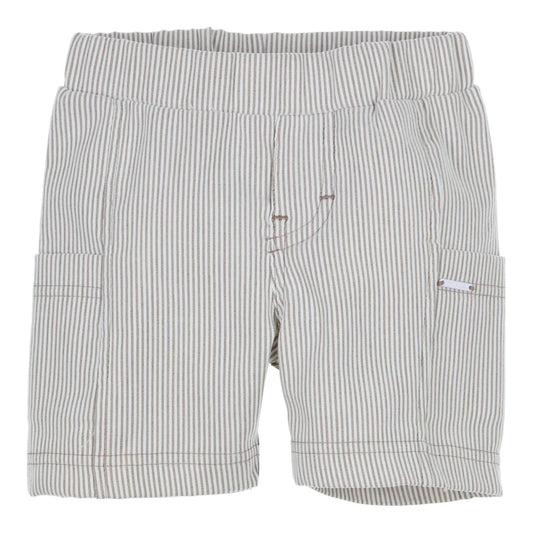 || Gymp || Gestreepte korte broek beige - Gidi