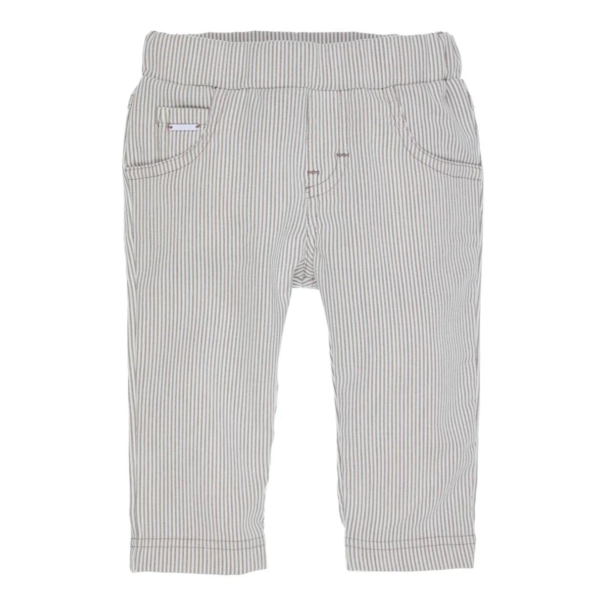 || Gymp || Gestreepte broek beige - Gidi