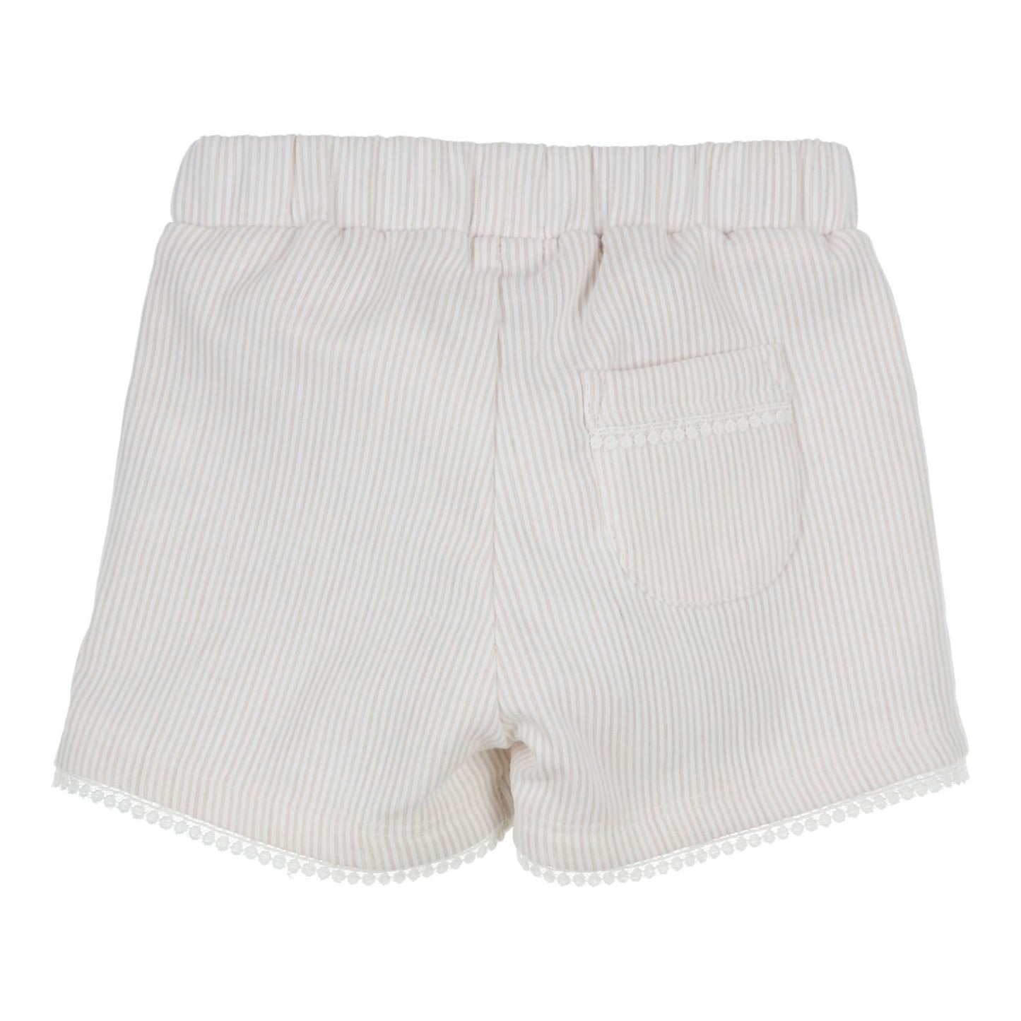 || Gymp || Gestreepte korte broek beige - Gidi