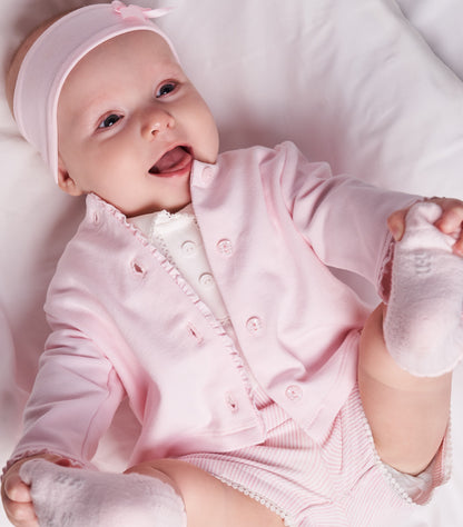 || Gymp || Gestreepte korte broek roze - Gidi