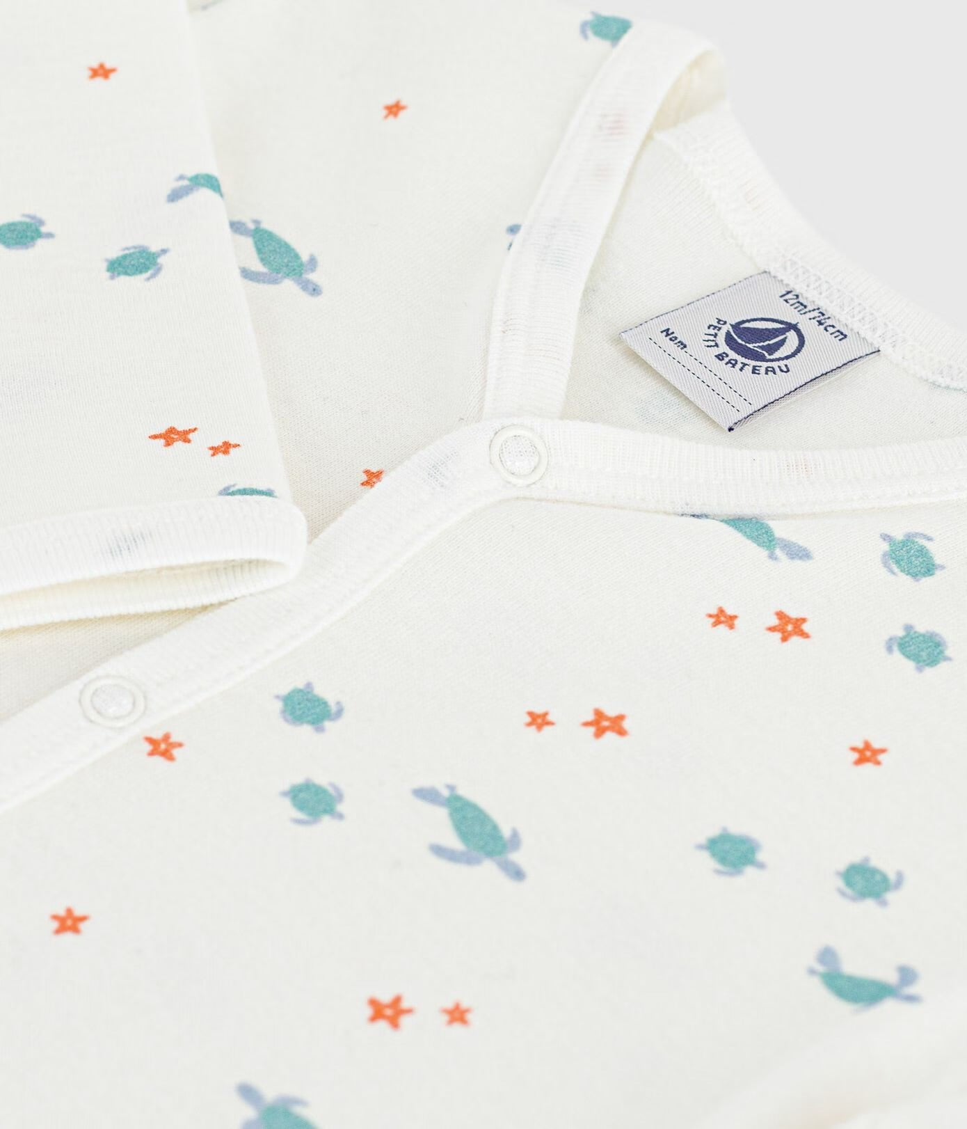 || Petit Bateau || Pyjamapak zonder voetjes - Schildpad