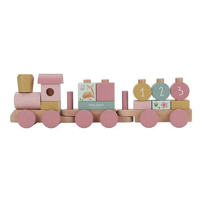 || Little Dutch || Houten blokkentrein - Fairy Garden