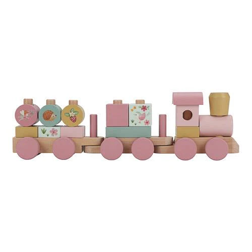 || Little Dutch || Houten blokkentrein - Fairy Garden