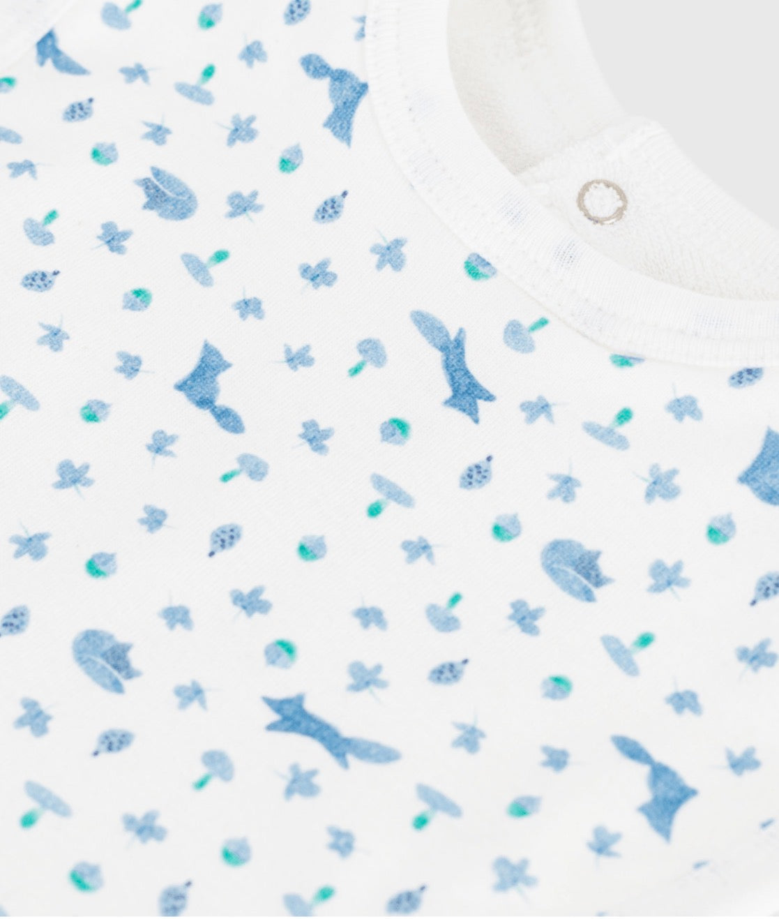|| Petit Bateau || Katoenen slabbetje - Vosjes